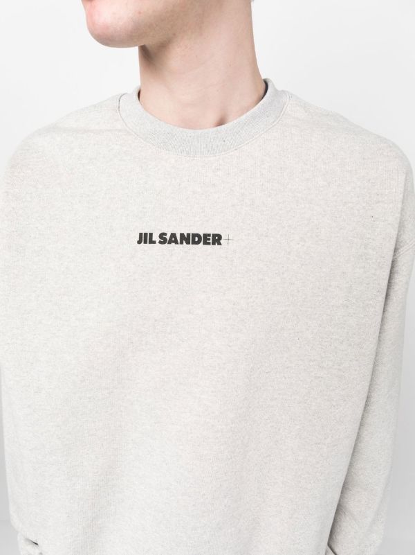 Jil Sander ロゴ スウェットシャツ | グレー | FARFETCH JP