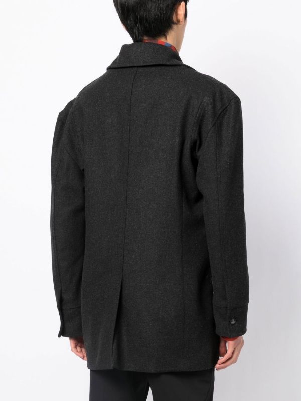 Vivienne Westwood ストライプ ピーコート | ブラック | FARFETCH JP