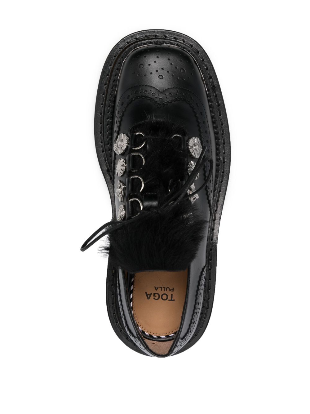 Toga Pulla オックスフォード シューズ | ブラック | FARFETCH JP