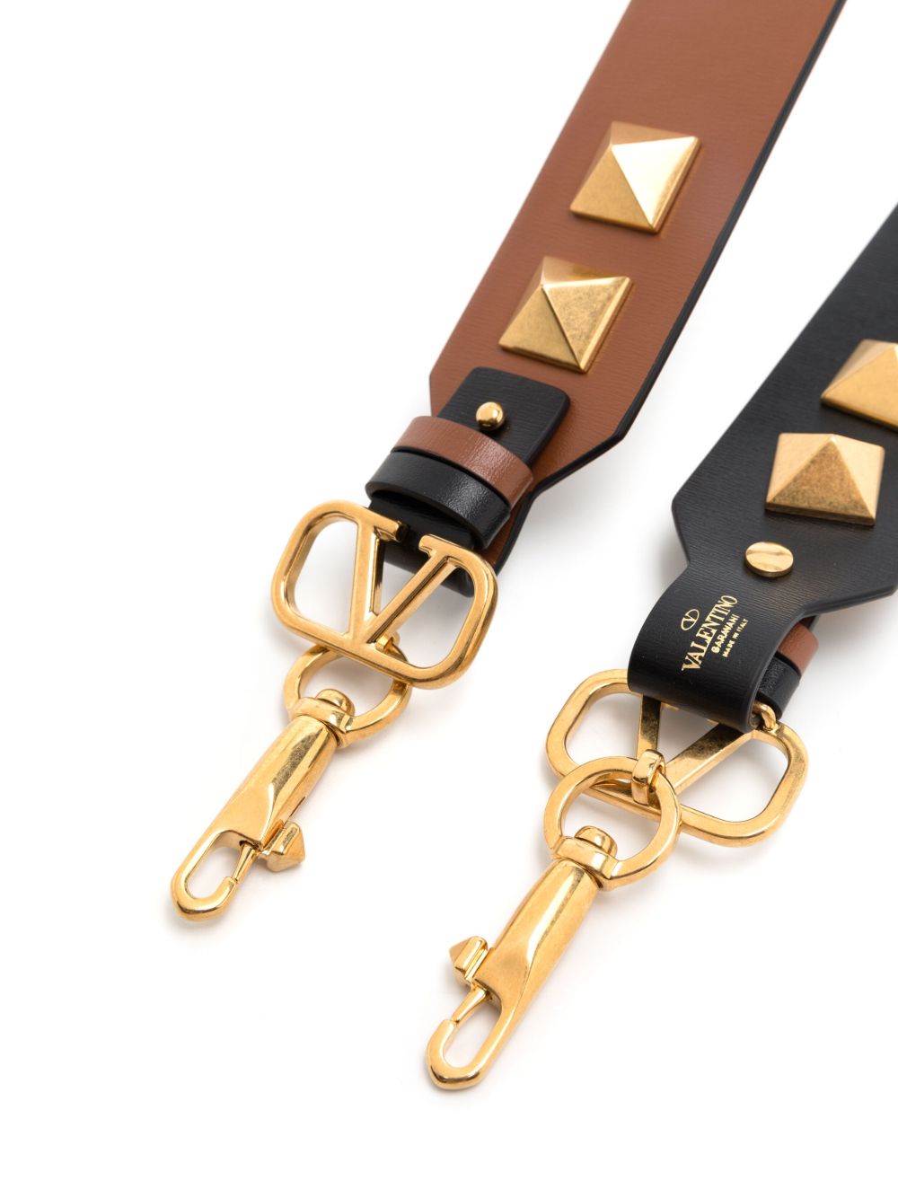 Valentino Garavani ロックスタッズ リバーシブル レザーストラップ