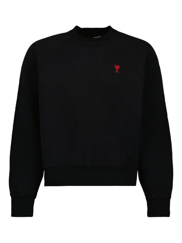 AMI Paris ロゴ スウェットシャツ | ブラック | FARFETCH JP