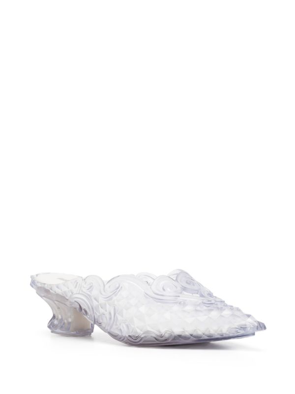 Y/Project x Melissa 40mm Court ミュール | ホワイト | FARFETCH JP