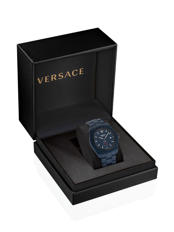 Versace DV One Automatic 43mm | Blue | FARFETCH