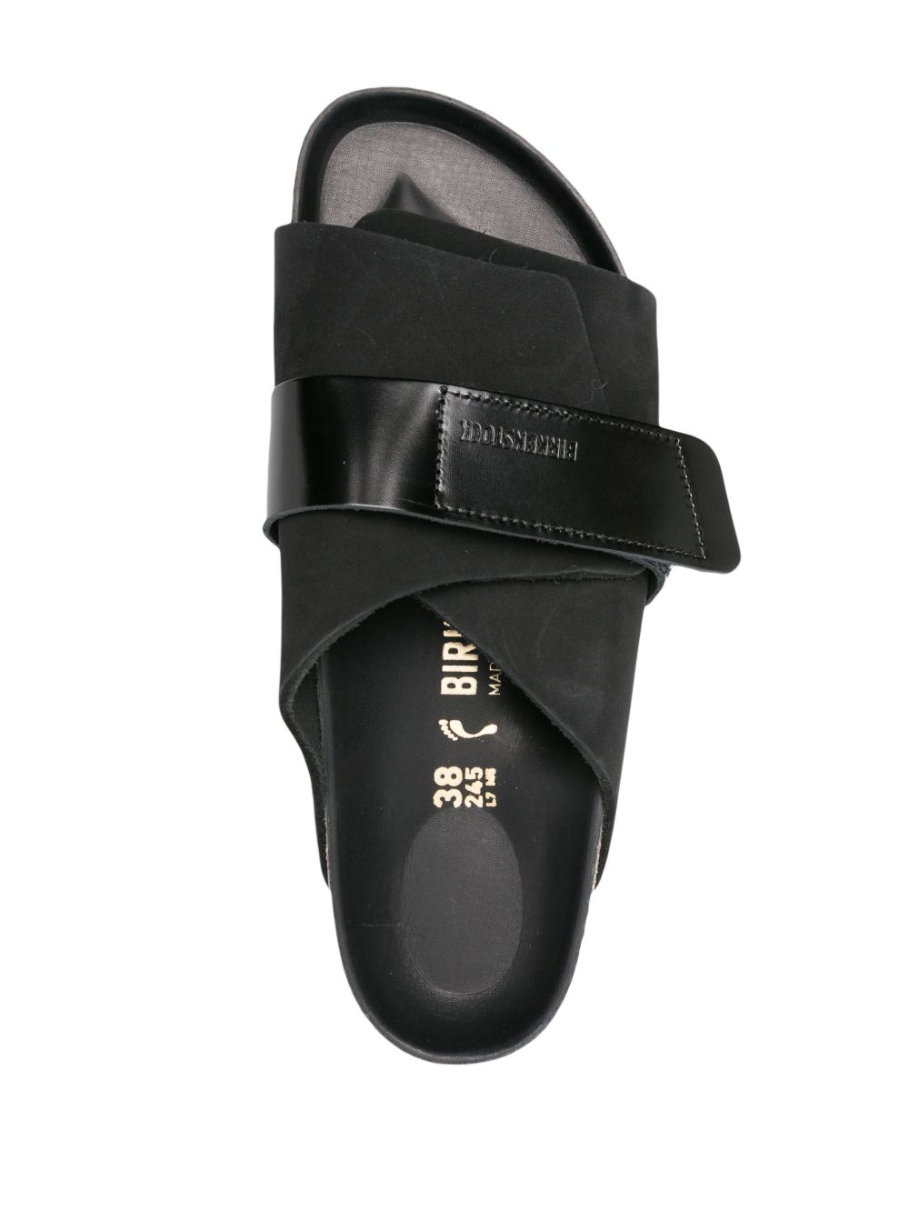 Birkenstock Kyoto スエードサンダル | ブラック | FARFETCH JP