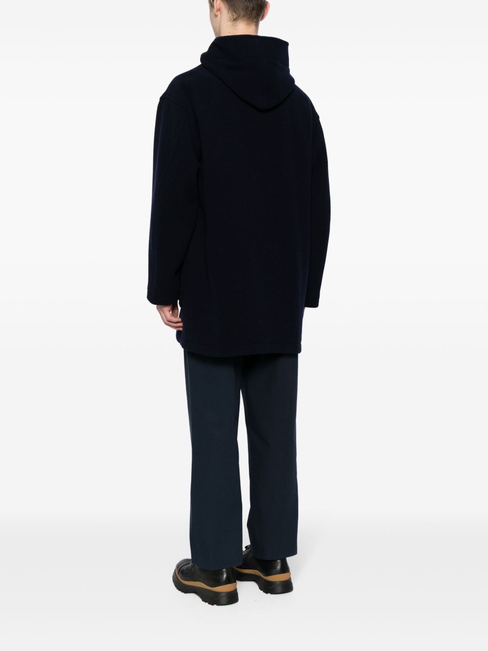 Danton ウールブレンド ダッフルコート | ブルー | FARFETCH JP