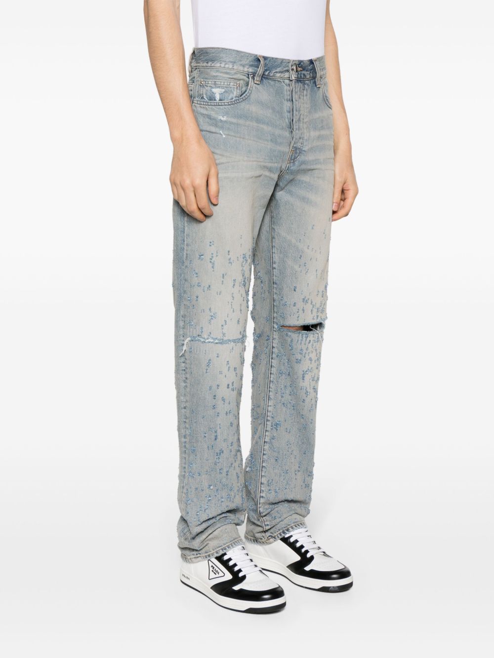 AMIRI Shotgun straight-leg Jeans | Blue | FARFETCH CA