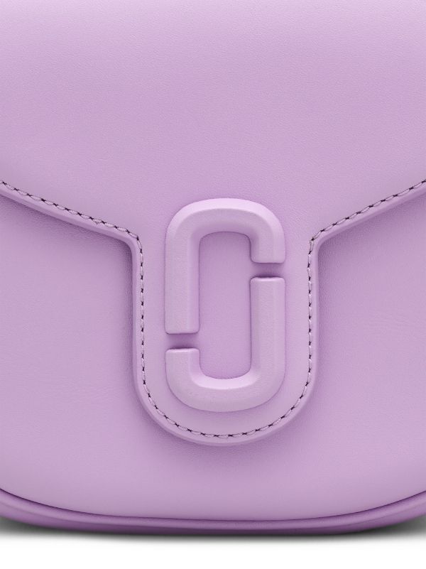 Marc Jacobs The Covered J Marc Saddle Bag | Purple | FARFETCH