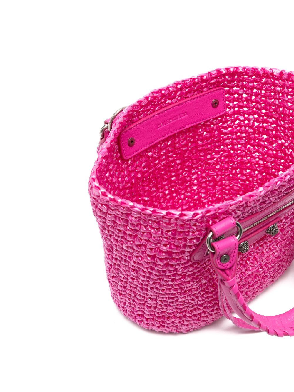 Balenciaga Small Le Cagole Panier Tote Bag | Pink | FARFETCH