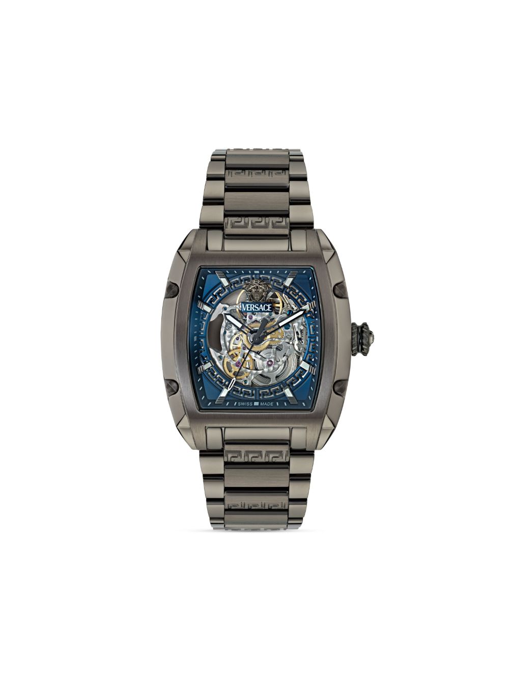 Versace Dominus Skeleton 42mm 腕時計 | ブルー | FARFETCH JP
