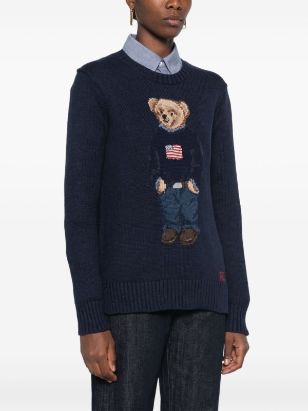 Polo Ralph Lauren Polo Bear Sweater | Blue | FARFETCH