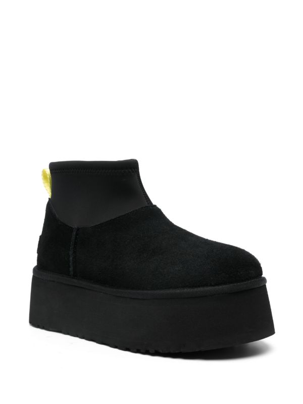UGG Classic Mini Dipper Boots | Black | FARFETCH