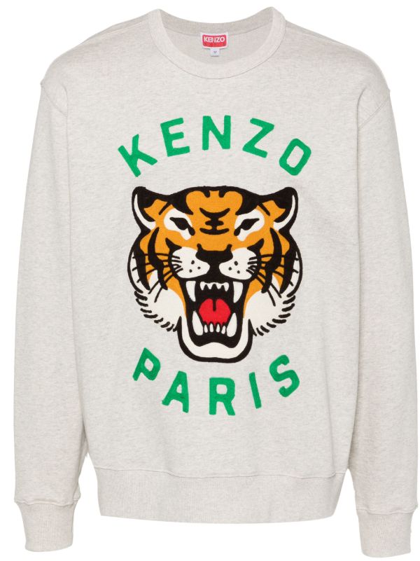 Kenzo Lucky Tiger スウェットシャツ | グレー | FARFETCH JP