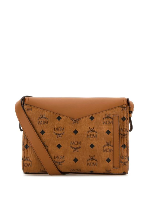 MCM Small Diamant 3D Crossbody Bag | Brown | FARFETCH