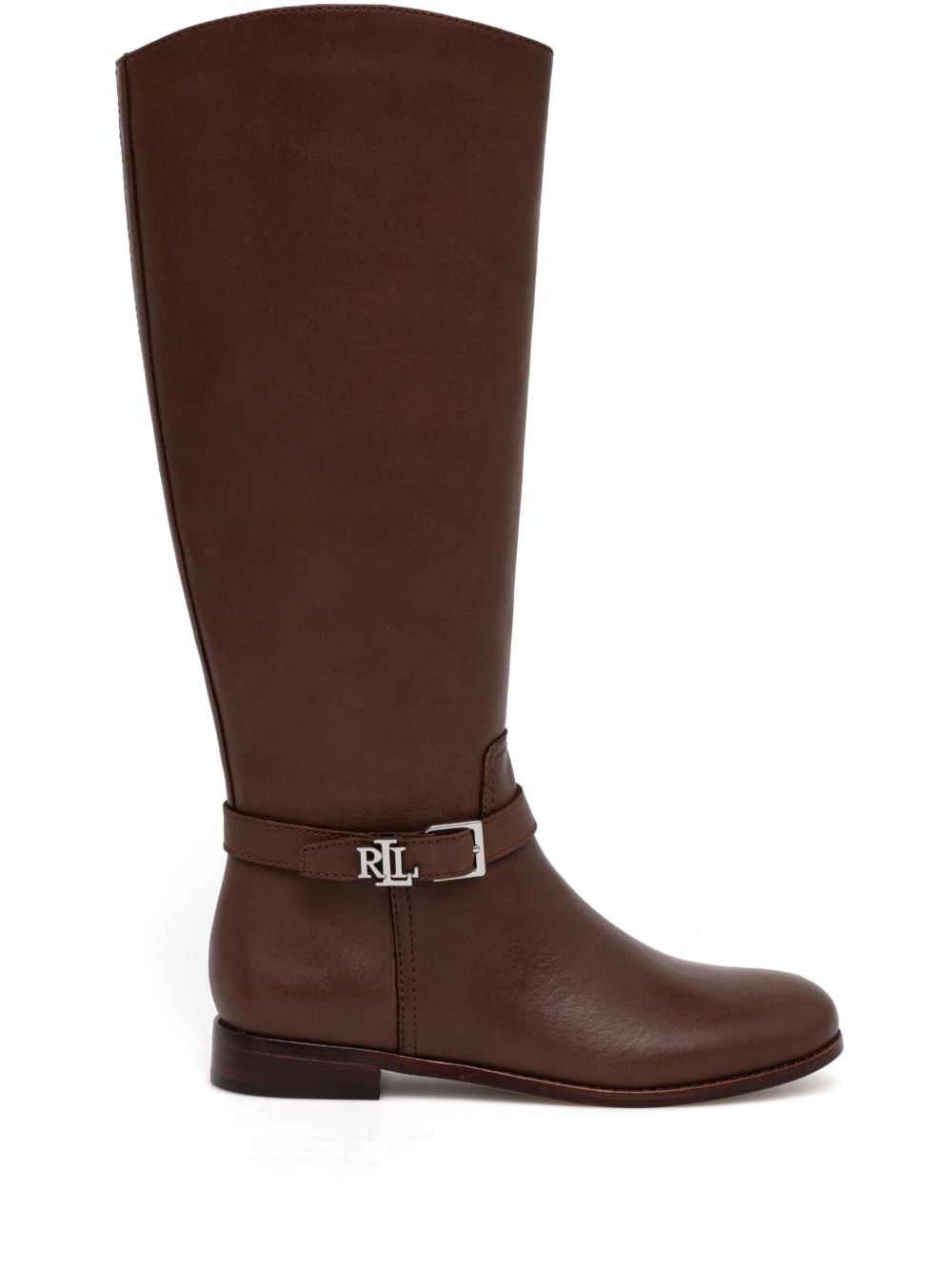 Lauren Ralph Lauren Brooke Leather Boots | Brown | FARFETCH