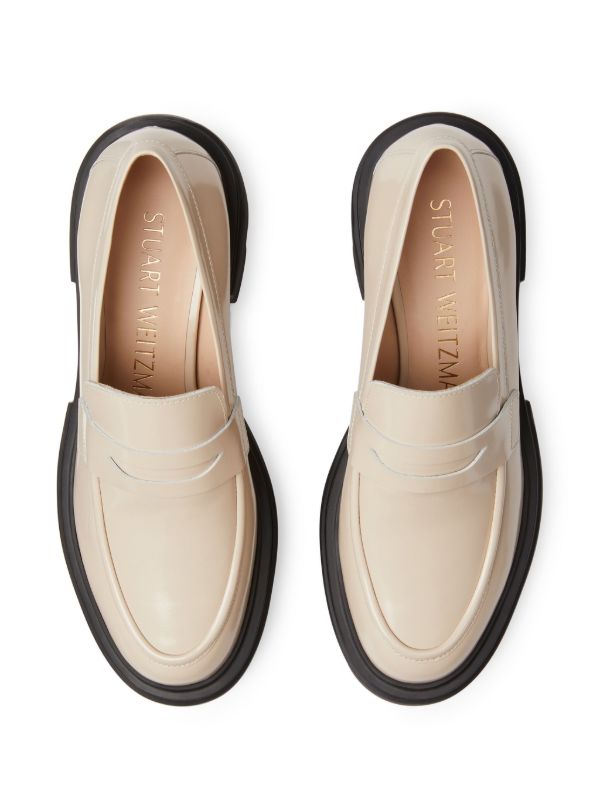 Stuart Weitzman 60mm Soho Loafers | Neutrals | FARFETCH