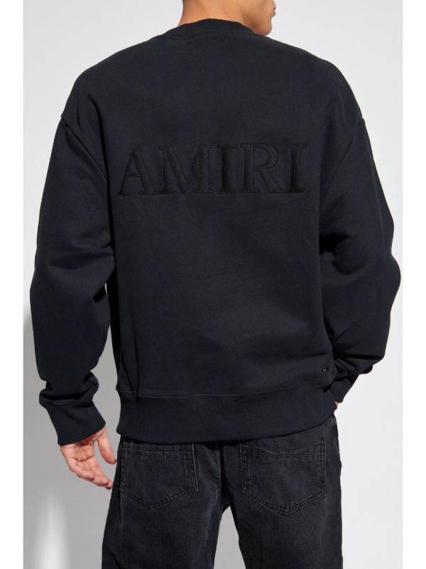 AMIRI embroidered-logo Sweatshirt | Black | FARFETCH