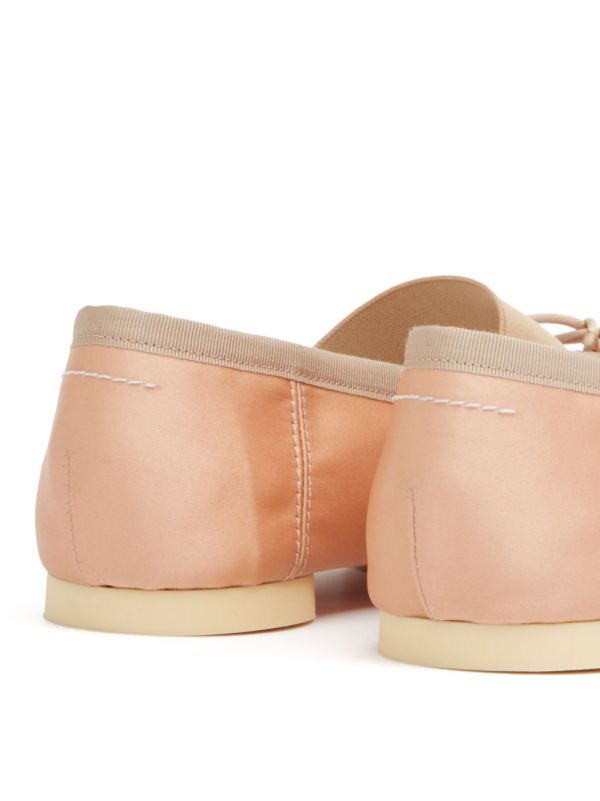 MM6 Maison Margiela Anatomic Numbers-motif Ballerina Shoes