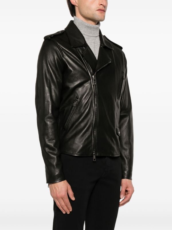 Giorgio Brato Leather Jacket | Black | FARFETCH