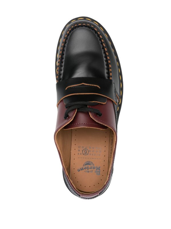 MM6 Maison Margiela x Dr Martens Loafers | Black | FARFETCH ID