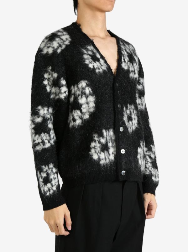 SAINT MXXXXXX x Denim Tears Floral Cardigan | ブラック | FARFETCH JP