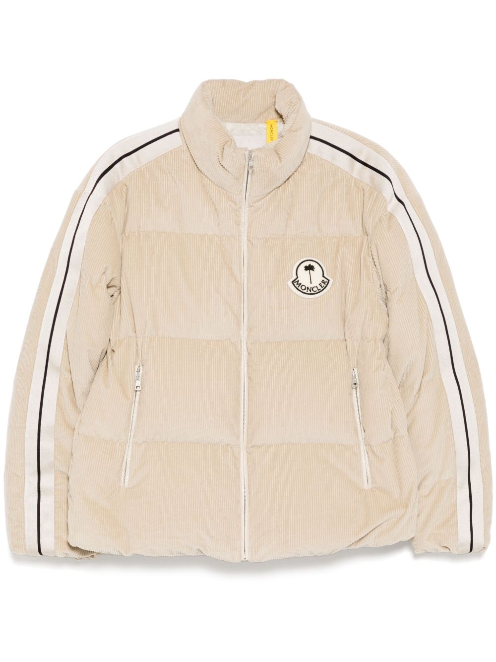 Palm Angels x Moncler Padded Jacket | Neutrals | FARFETCH CA