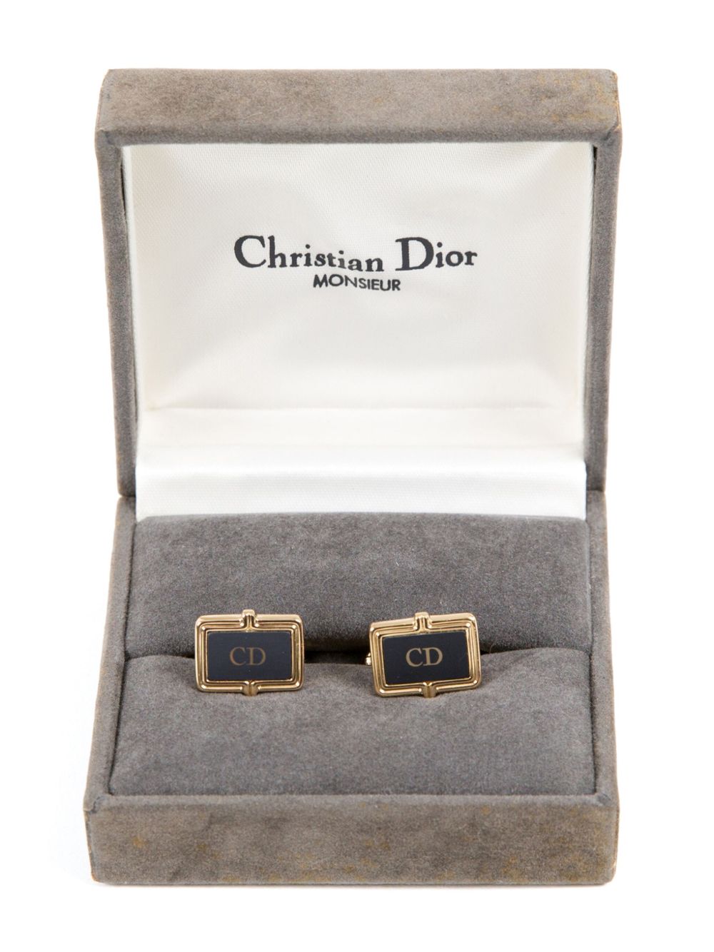 Christian Dior Pre-Owned 1990s CDロゴ カフスボタン | ゴールド