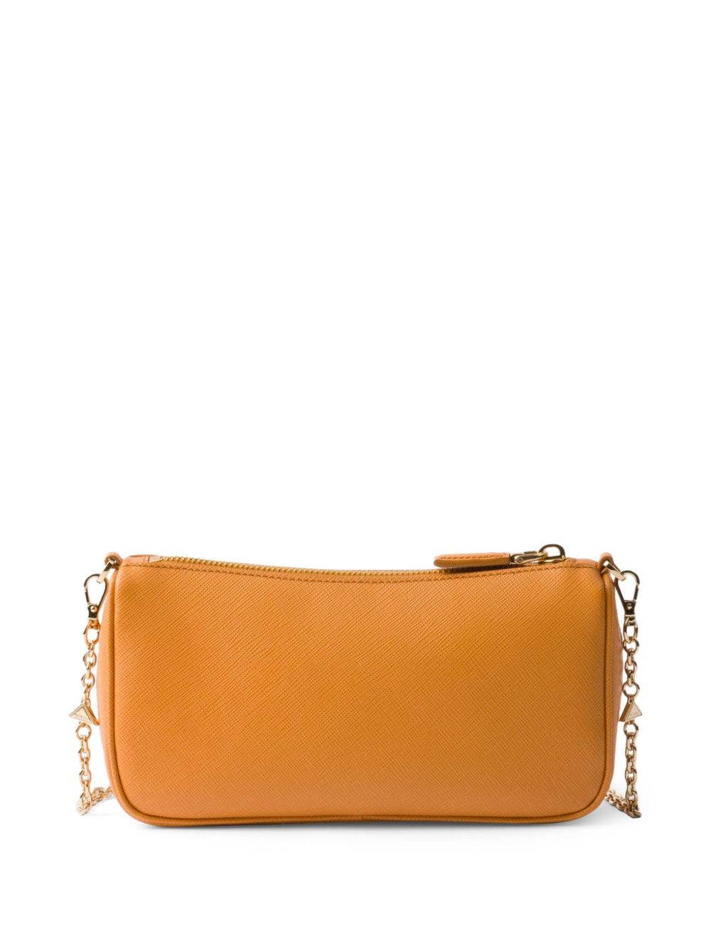 Prada サフィアーノレザー ショルダーバッグ | オレンジ | FARFETCH JP