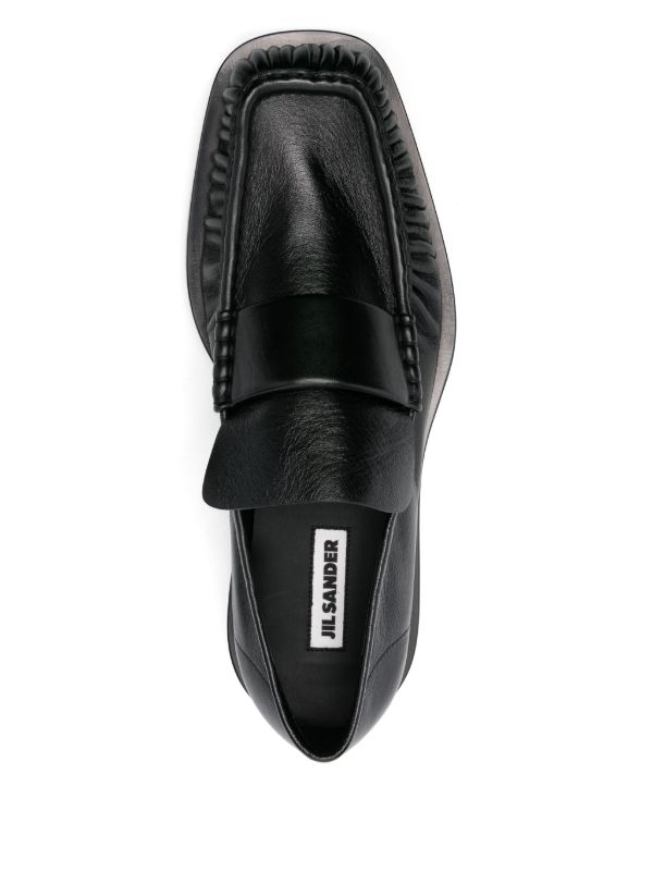 Jil Sander Leather Loafers | Black | FARFETCH