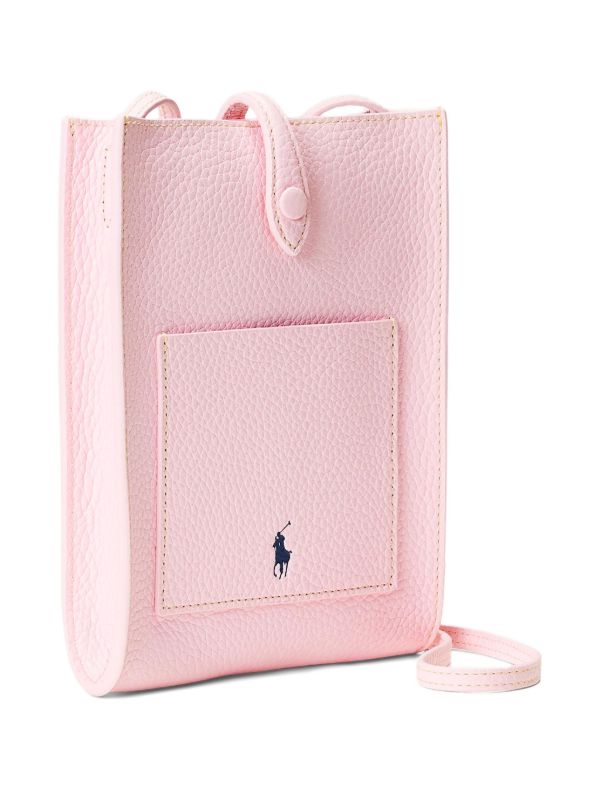 Polo Ralph Lauren レザー ショルダーバッグ | ピンク | FARFETCH JP