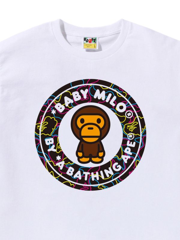A BATHING APE® Baby Milo T-shirt | White | FARFETCH