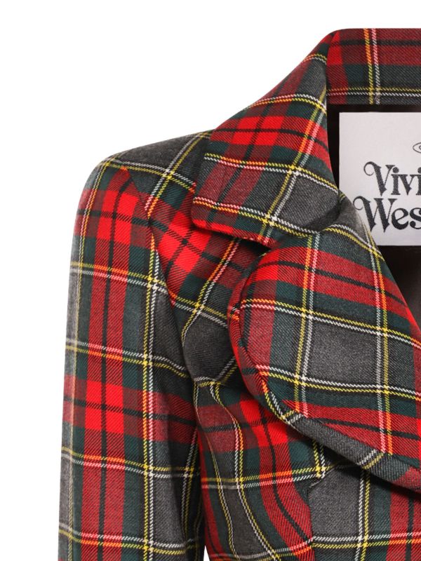 Vivienne Westwood チェック ジャケット | レッド | FARFETCH JP
