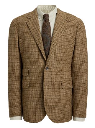 Ralph Lauren RRL チェックウール エルボーパッチジャケット