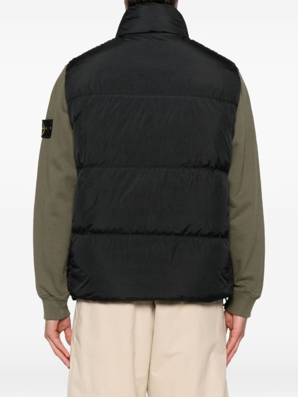 Stone Island キルティング ベスト | ブラック | FARFETCH JP