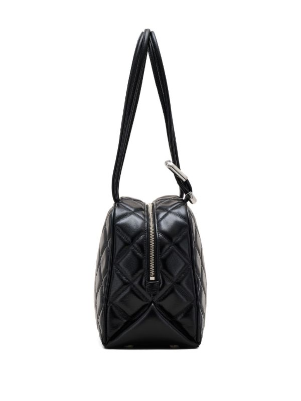 Marc Jacobs The Quilted Leather Dual サッチェルバッグ | ブラック