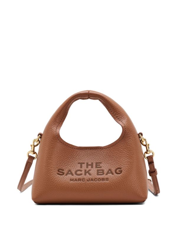 Marc Jacobs The Sack Micro Leather top-handle Tote Bag | Brown
