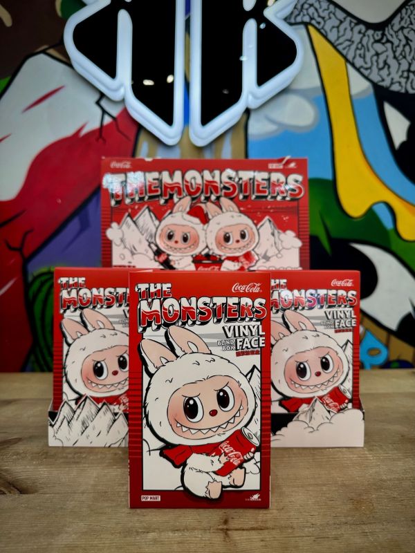Pop Mart Labubu The Monsters Coca Cola Series Vinyl Face Keyring