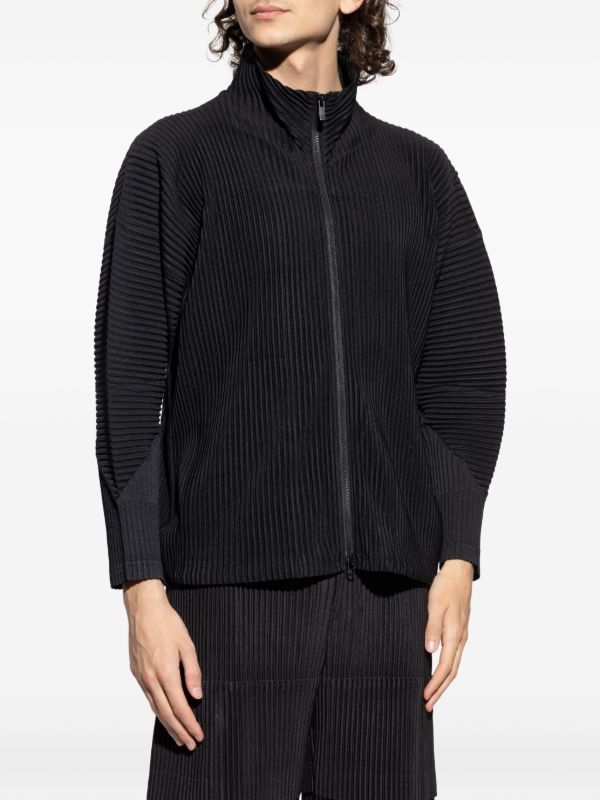 Homme Plissé Issey Miyake ジップアップ ジャケット | ブラック