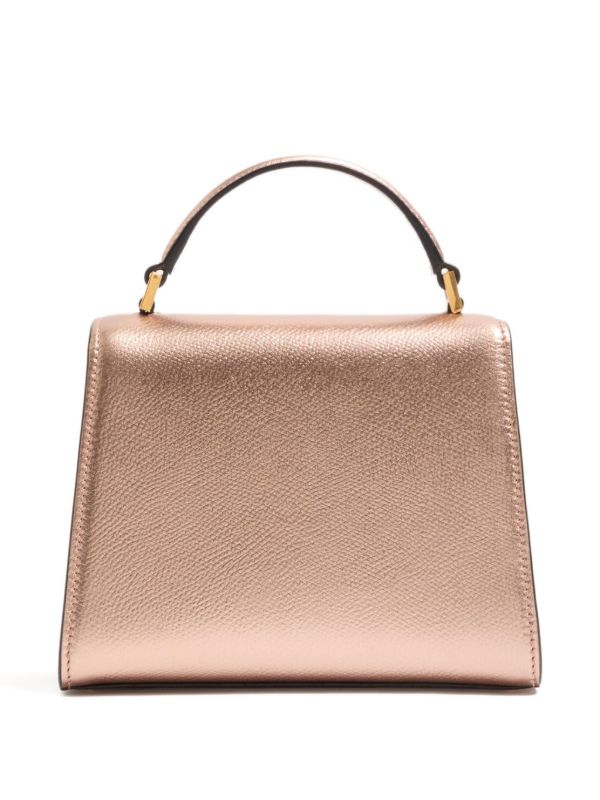 Valentino Garavani Vスリング レザーハンドバッグ ミニ | ピンク