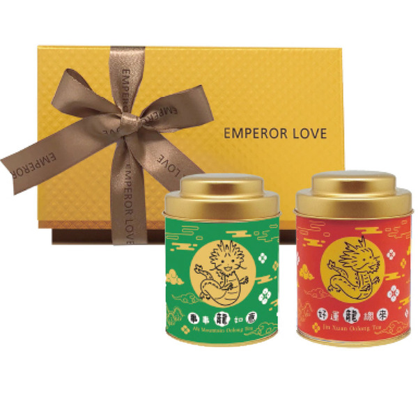 如意好運禮盒（阿里山高山茶+金萱烏龍茶）日本製立體茶包[線上客服預約