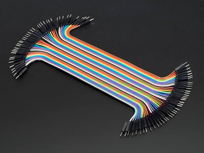 Premium Male/Male Jumper Wires - 40 x 6 (150mm) : Adafruit