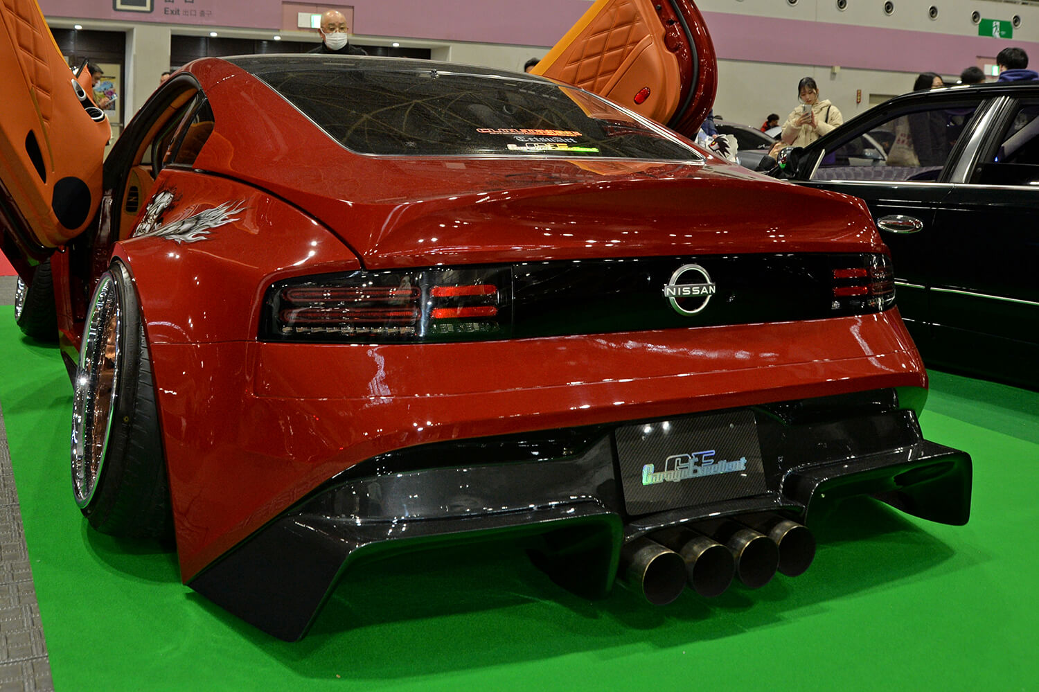 大阪オートメッセ2024で「GARAGE EXELLENT」が展示した日産