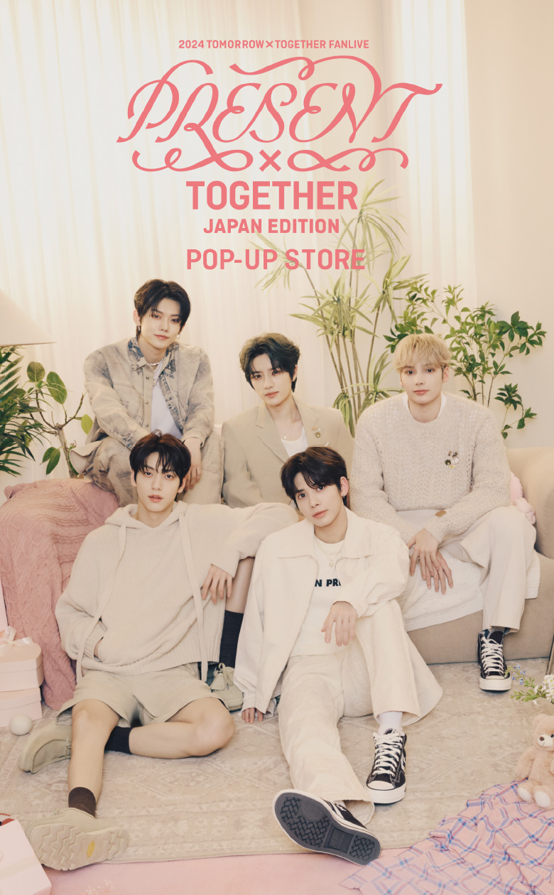 2024 TXT FANLIVE PRESENT X TOGETHER JAPAN EDITION POP-UP STORE