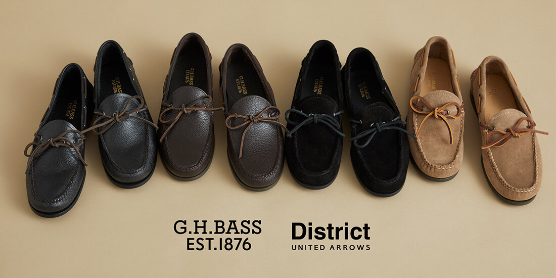 G.H.BASS for District＞ 1アイレットキャンプモカシン「WEBSTER