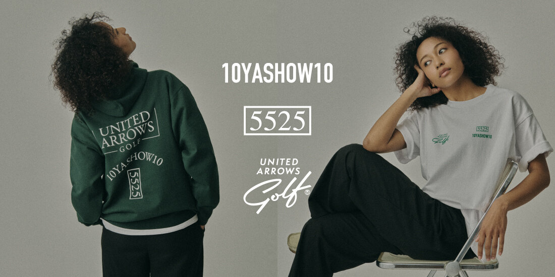 2/28(土)＜5525 × 10YASHOW10 for UNITED ARROWS GOLF＞別注アイテム