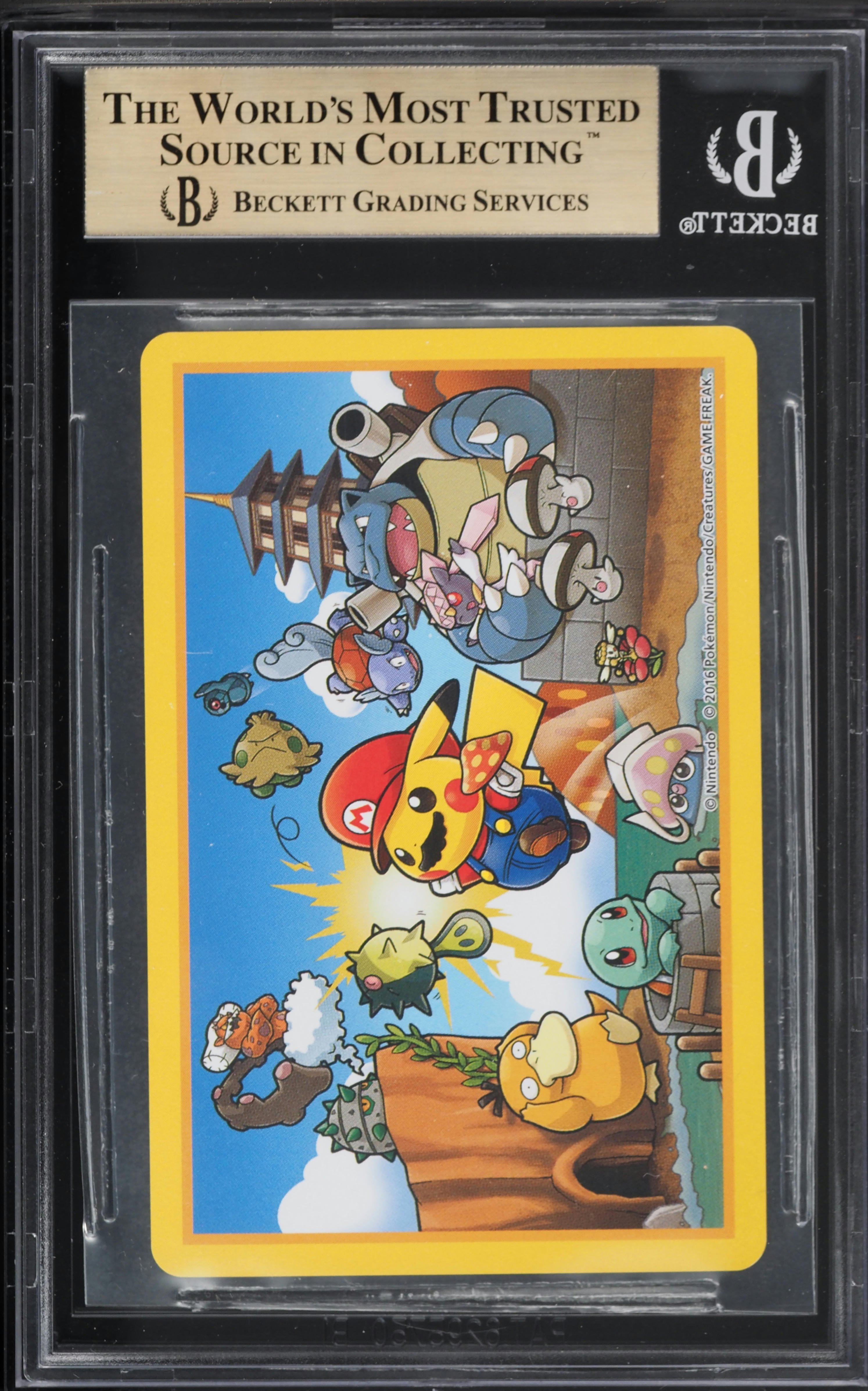 2016 Pokemon Center Mario Pikachu Poker Deck Luigi Pikachu Joker