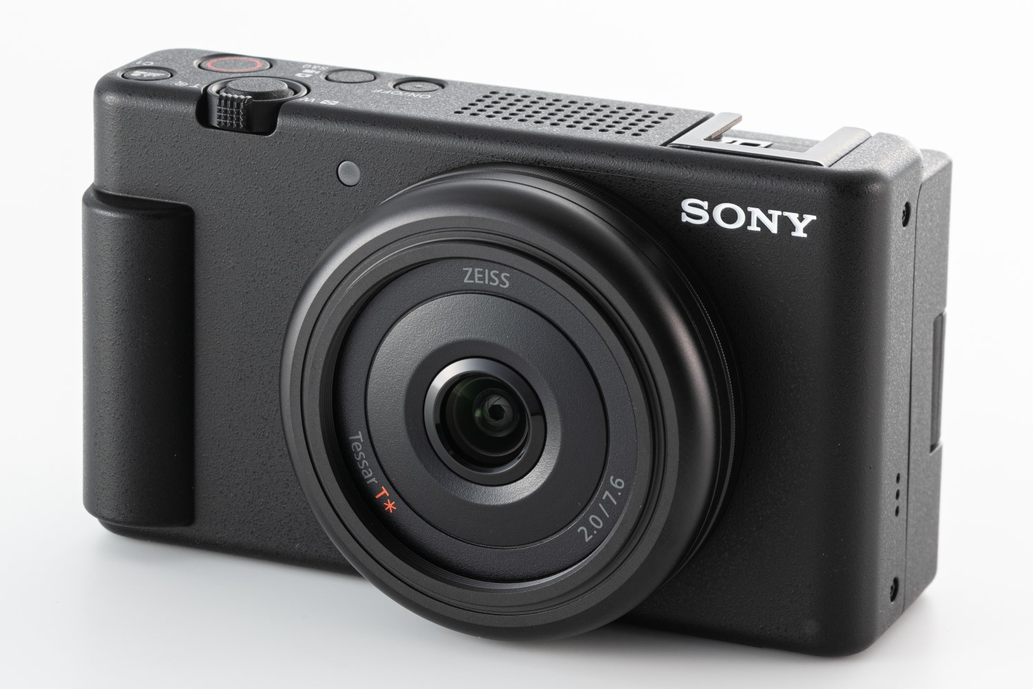 ソニーの動画デジカメ「VLOGCAM ZV-1F」、20ミリ相当の単焦点で自撮り