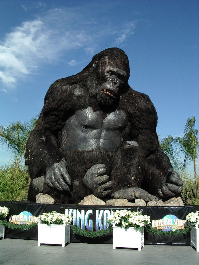 2005年 ユニバーサル・スタジオ・ハリウッドにキング・コングを見に