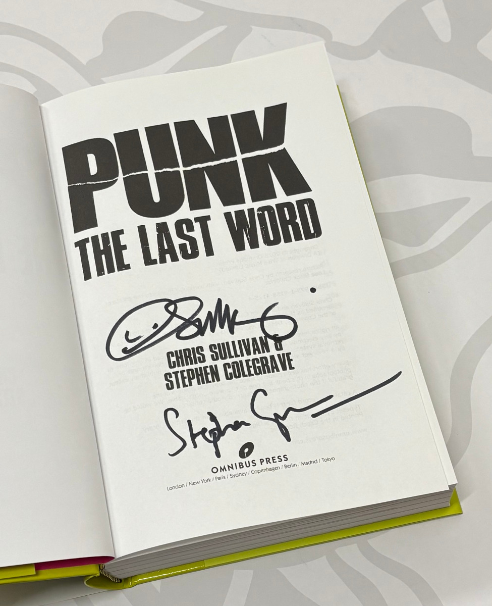 Punk by Chris Sullivan and Stephen Colegrave - Signed Edition