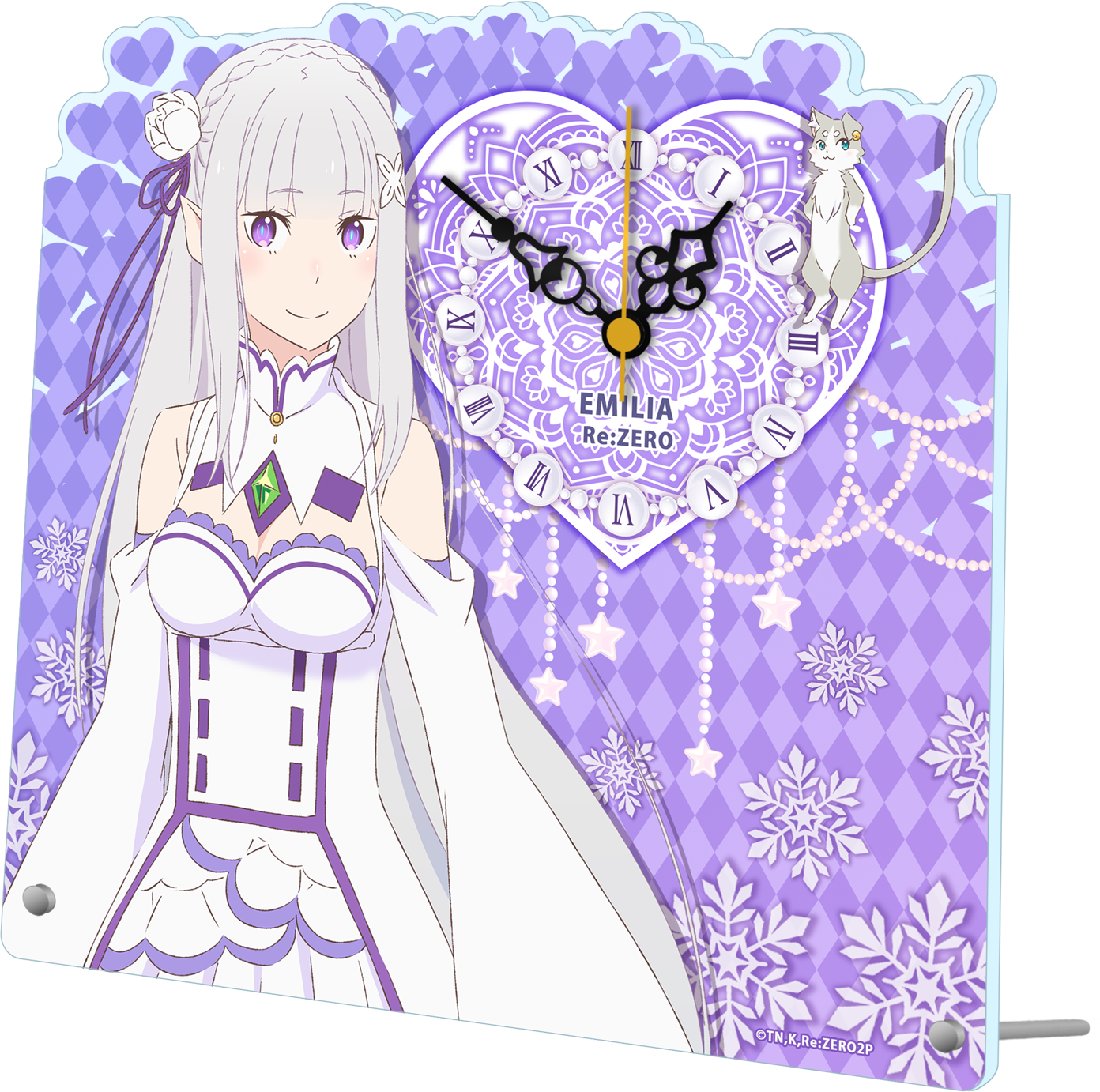 Re:ゼロから始める異世界生活_アクリル置時計【エミリア】 | 公式