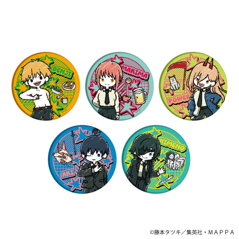 チェンソーマン_缶バッジ03/ボックス(全5種)(グラフアートイラスト